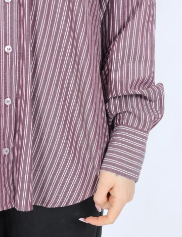 Camasa Oversize Vero Moda, pruna
