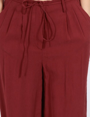 Pantaloni Vero Moda, caramiziu