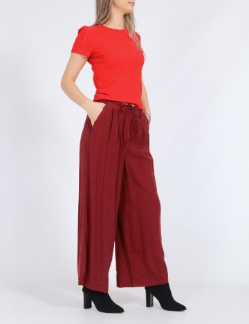 Pantaloni Vero Moda, caramiziu