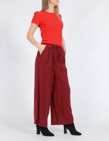 Pantaloni Vero Moda, caramiziu