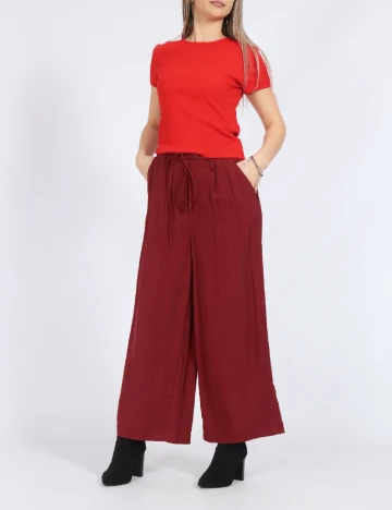 Pantaloni Vero Moda, caramiziu