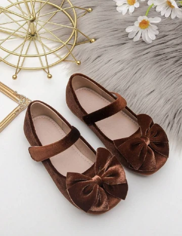Pantofi Shein Kids, maro Maro