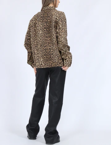 Jacheta Oversize Vero Moda, animal print Animal print