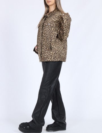 Jacheta Oversize Vero Moda, animal print