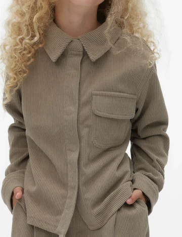 Camasa Vero Moda Kids, verde Verde
