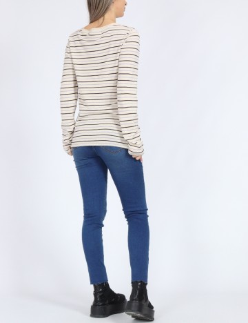 Pulover Vero Moda, crem/negru