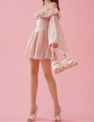 Rochie scurta SHEIN, roz