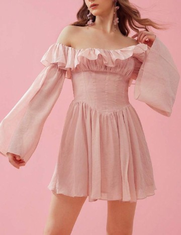 Rochie scurta SHEIN, roz