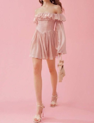 Rochie scurta SHEIN, roz