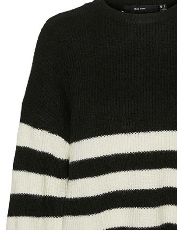 Pulover Vero Moda, alb/negru