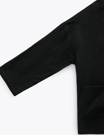 Bluza Zara, gri inchis, S