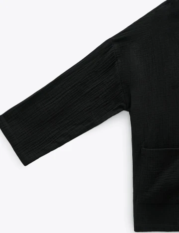 Bluza Zara, gri inchis, S Gri