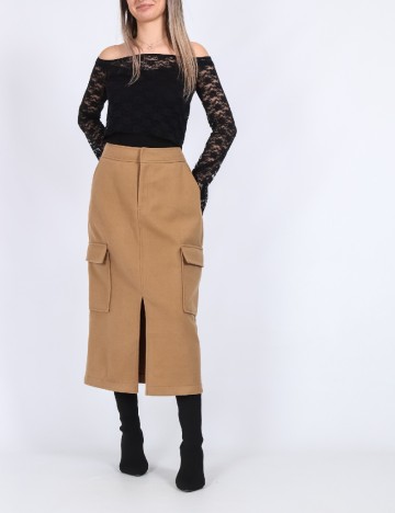 
						Fusta Vero Moda, maro