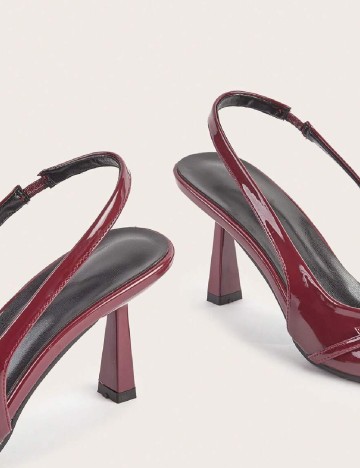 Pantofi SHEIN, visiniu