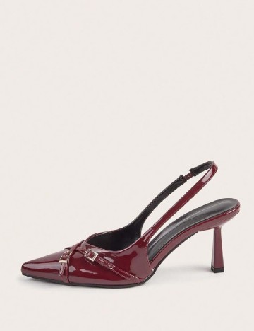 Pantofi SHEIN, visiniu