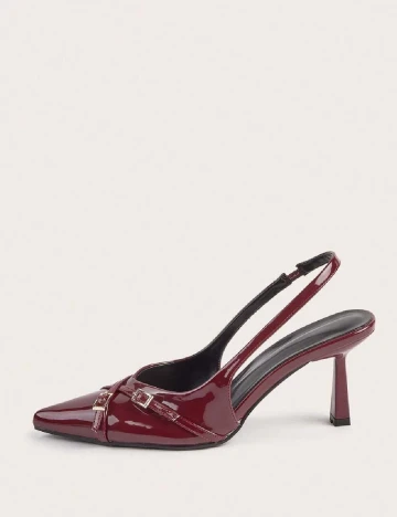 Pantofi SHEIN, visiniu