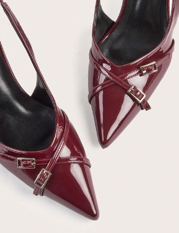 Pantofi SHEIN, visiniu