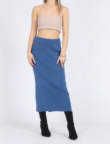 
						Fusta Vero Moda, albastru