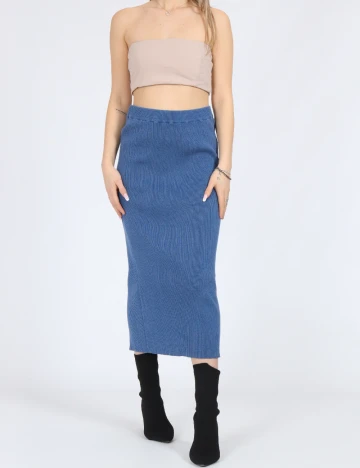 Fusta Vero Moda, albastru