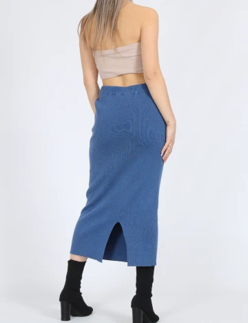 Fusta Vero Moda, albastru