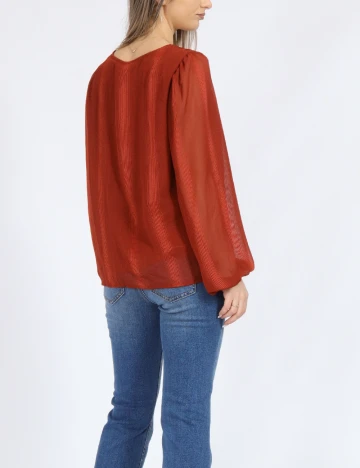 Bluza Vero Moda, caramiziu