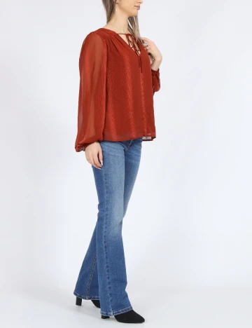 Bluza Vero Moda, caramiziu