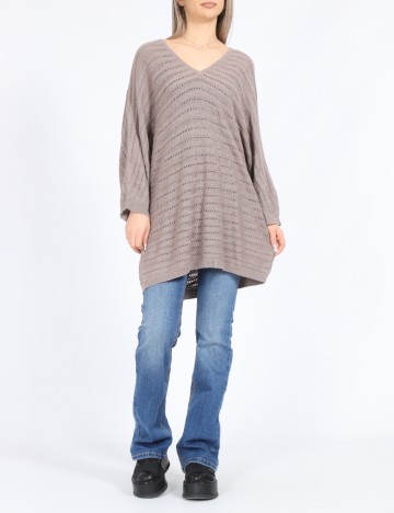 
						Bluza Oversize Vero Moda, maro