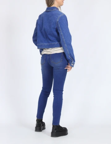 Jacheta Vero Moda, albastru Albastru