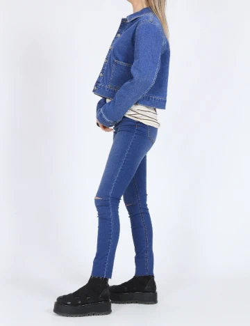 Jacheta Vero Moda, albastru Albastru