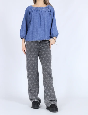 Bluza Vero Moda, albastru Albastru