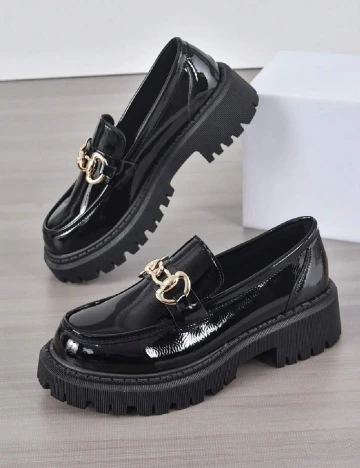 Mocasini SHEIN, negru