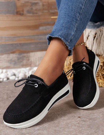 
						Mocasini SHEIN, negru