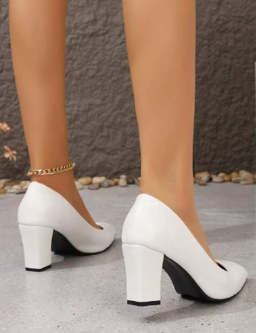 Pantofi SHEIN, alb
