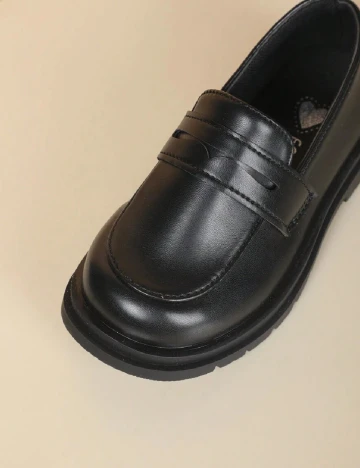 Mocasini Shein Kids, negru Negru