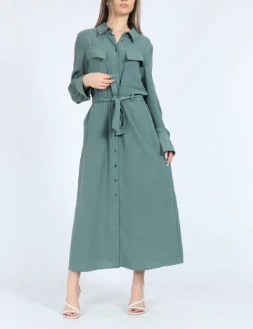 Rochie medie Vero Moda, verde