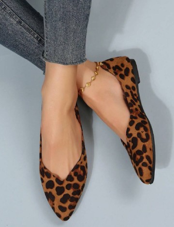 
						Balerini SHEIN, animal print