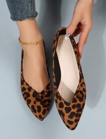 Balerini SHEIN, animal print