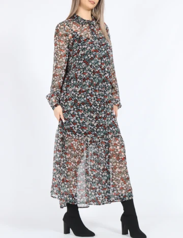 Rochie medie Vero Moda, floral print