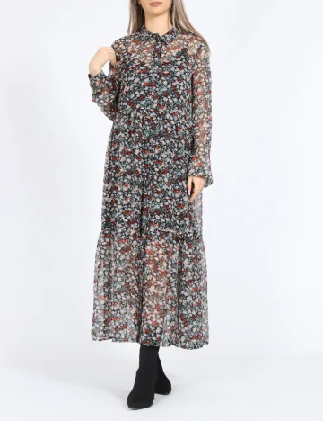 Rochie medie Vero Moda, floral print