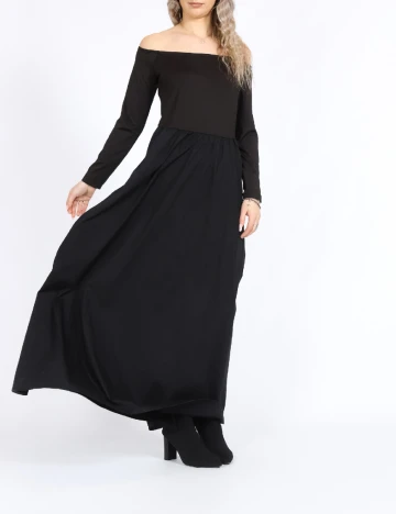 Rochie lunga Vero Moda, negru Negru