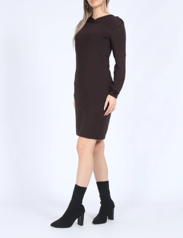 Rochie scurta Vero Moda, maro