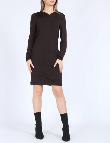 Rochie scurta Vero Moda, maro