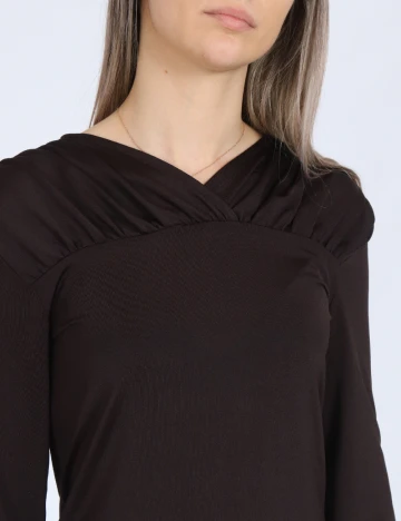 Rochie scurta Vero Moda, maro