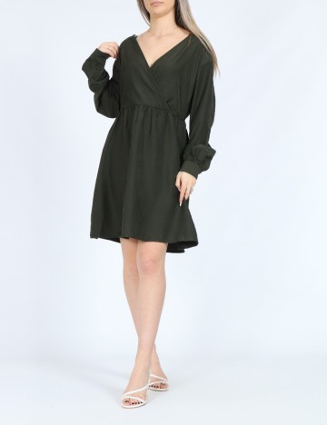 Rochie scurta Vero Moda, kaki