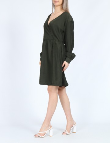 Rochie scurta Vero Moda, kaki