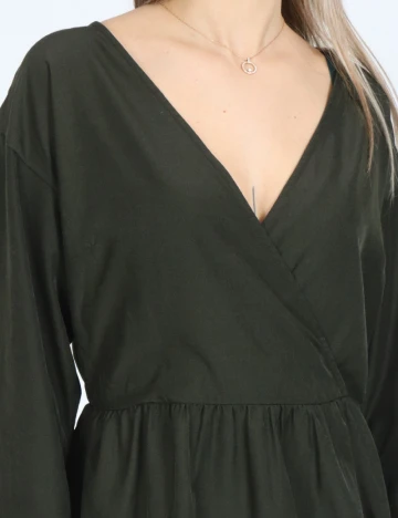 Rochie scurta Vero Moda, kaki