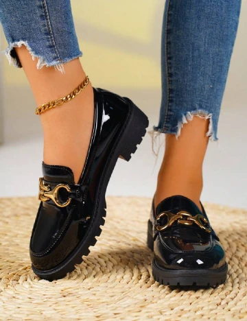 Mocasini SHEIN, negru