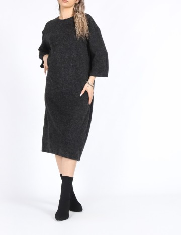 
						Rochie medie Vero Moda, gri inchis