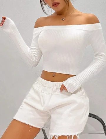 Top SHEIN, alb