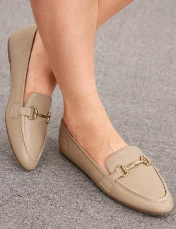 Mocasini SHEIN, crem